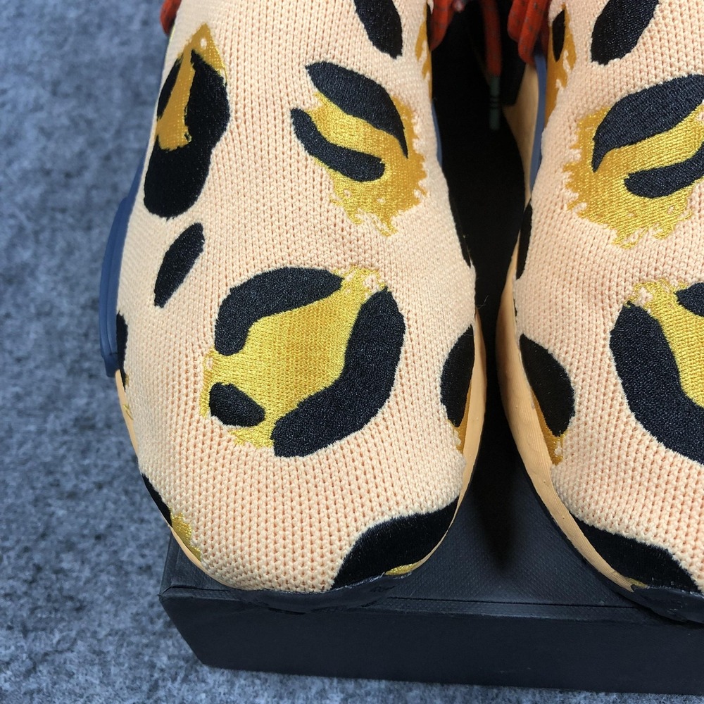 Adidas Pharrell x NMD Hu Animal Print Pulse Amber Shoes Mens 8.5 Sneakers - Picture 5 of 16